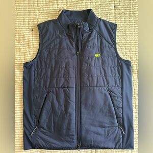 Men's Masters Navy Blue Quilted Vest, Like New, EUC